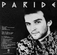 Il 33 giri "Paride"
